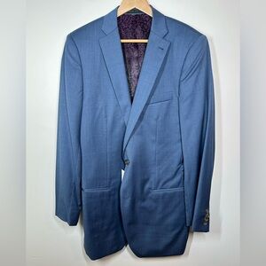 Indochino Blue Custom Made‎ Suit Jacket